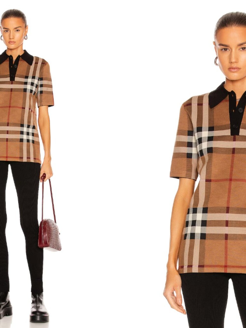 Burberry Check Polo Shirt — Brand New w/ Tags